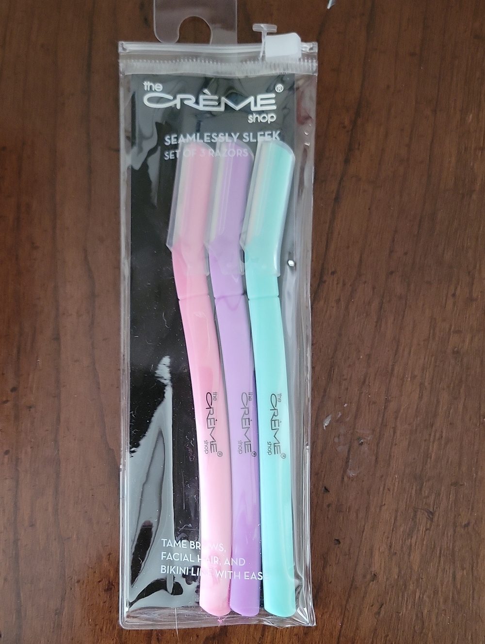 Creme shop set of three razors